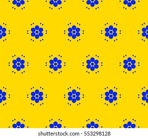 Abstract background. Yellow geometric seamless pattern in modern stylish. Vector seamless pattern