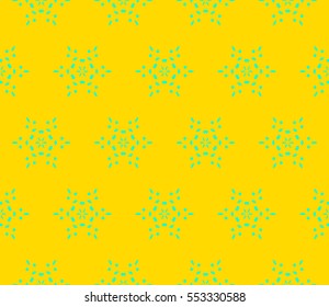 Abstract background. Yellow geometric seamless pattern in modern stylish. Vector seamless pattern