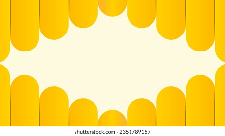 Fondo abstracto con formas geométricas amarillas como elemento principal.