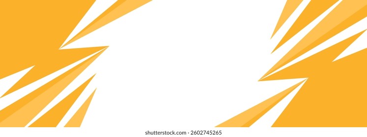 Abstract background with yellow geometric spike line pattern and with some copy space area