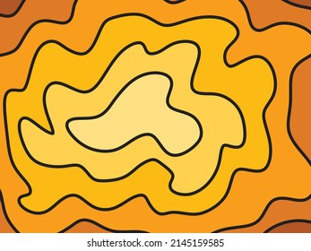 Abstract background with yellow gradient oil painting texture pattern