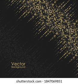 Fondo abstracto con puntos amarillos y grises.