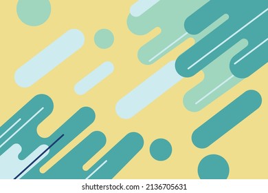 Abstract background in yellow, green and light blue colors