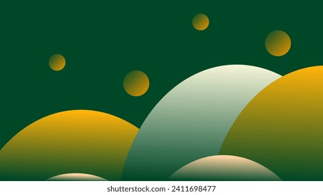 Abstract background with yellow green nuances suitable for desktop wallpaper and so on