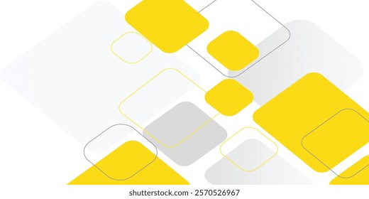 Abstract background with yellow grey white color. Vector illustration for modern presentation background, brochure design, business card background, website slider, landing page. eps 10