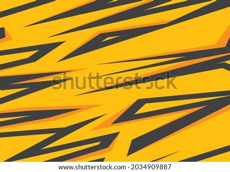 Abstract background with yellow jagged zigzag pattern