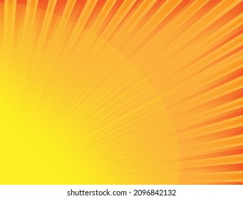 Abstract background with yellow light emanating from a point