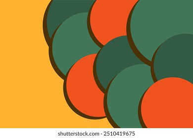 Abstract background with yellow and orange color