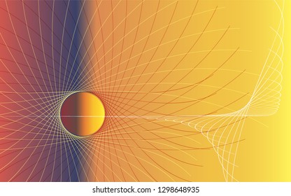 Abstract background of yellow and orange colors for space themes