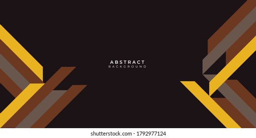 Abstract background with yellow pink brown on black color. Suit for social media post stories and presentation template