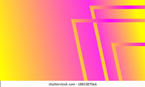 Abstract background with yellow pink glowing lines