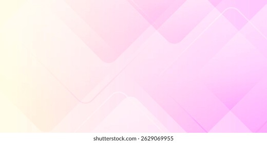 Fondo Abstractas con degradado amarillo y rosa superpuesto con patrón cuadrado. Diseño futurista y lujoso.