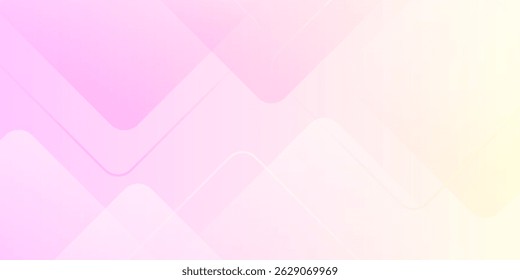Abstract background with yellow and pink gradient overlapping with square pattern. Futuristic and luxurious design.