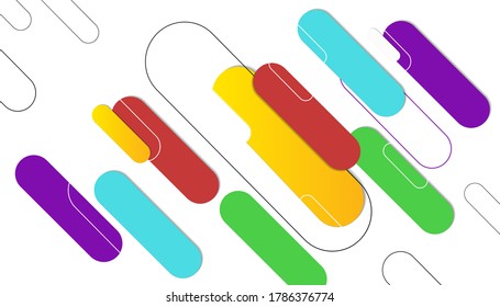 Abstract background with yellow, purple, white and black background vector illustration
