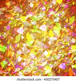 Abstract background in yellow and red colors
