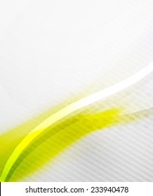 Abstract Background - Yellow shiny blurred wave, moden template