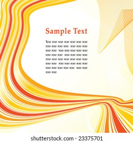 Abstract background with yellow striped