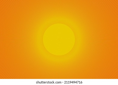 abstrakter Hintergrund mit gelber Sonne