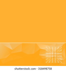 abstract background in yellow tones. Creative concept vector background.