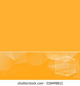 abstract background in yellow tones. Creative concept vector background.