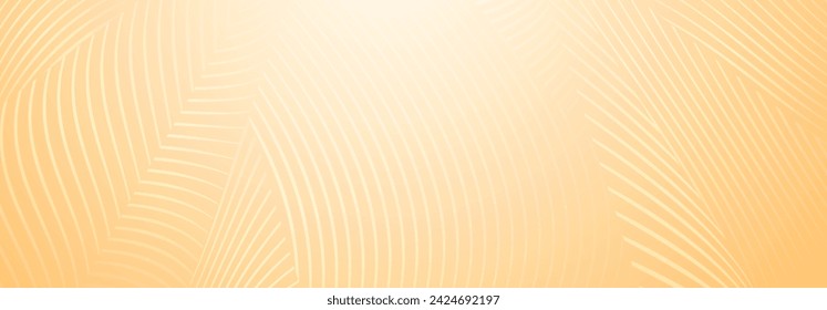 Abstract background in yellow tones made of striped surfaces