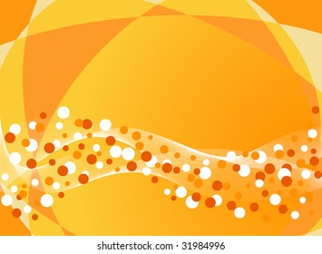 Abstract background in yellow. Vector-Illustration