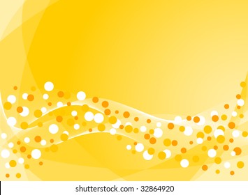 Abstract background in yellow. Vector-Illustration