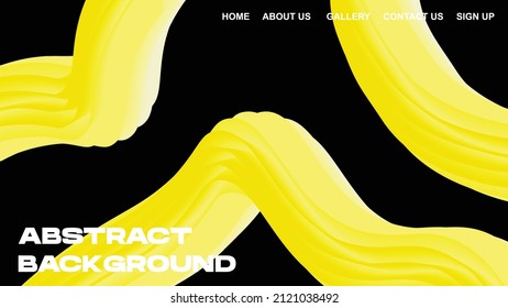 Abstract background with yellow, white and black color combination. Perfect to complement your website design.