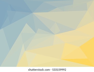 abstract background with yellow-blue triangles with reflex / abstract background with yellow-blue triangles
