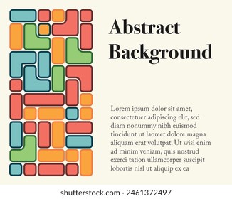 abstract background for your banners. This vector background features an exciting combination of abstract shapes and vibrant colors and space for your text to create a dynamic visual effect.