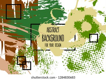 Abstract background for your design. Universal background. Cover, flyer, banner, web, print. Colorful elements. Acrylic Creative