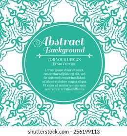 Abstract Background For Your Design. Vintage Invitation Card