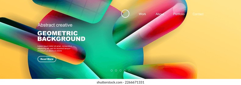 Abstract background for your landing page design. Web page for website or mobile app wallpaper