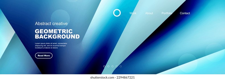 Abstract background for your landing page design. Web page for website or mobile app wallpaper