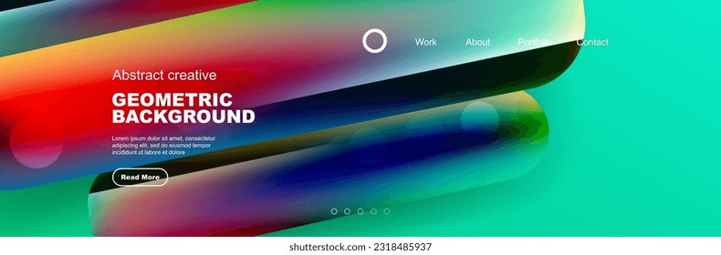 Abstract background for your landing page design. Web page for website or mobile app wallpaper