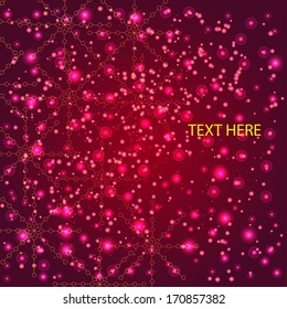 abstract background for your text with light particle