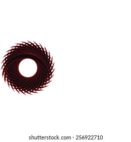 Abstract background for your text and logo - stock vector illustration hatbox 