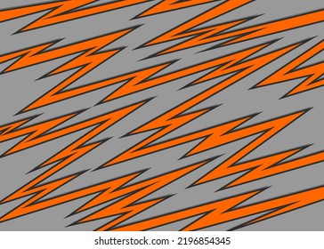 Abstract background with zigzag and spike line pattern