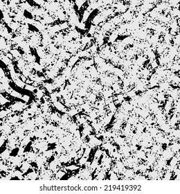 Abstract background with zig-zag stripes in grunge style. Vector illustration. 