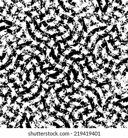 Abstract background with zig-zag stripes in grunge style. Vector illustration. 