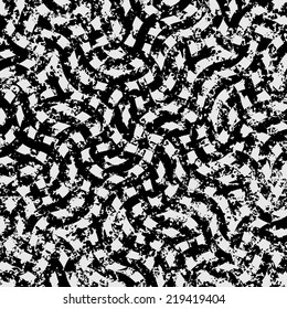 Fondo abstracto con rayas zig-zag en estilo grunge. Ilustración vectorial. 