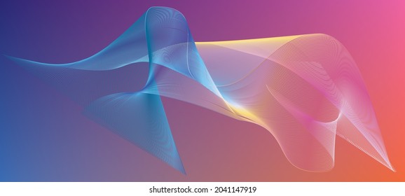 Abstract background,abstract wave technology background ,background with rays,wave lines flowing dynamic colorful