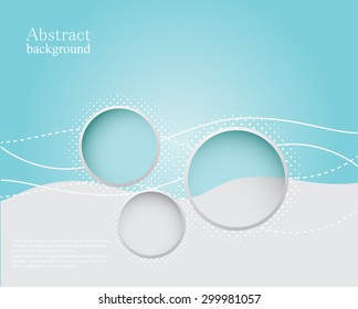 Abstract background.Background with circles.Vector illustration.