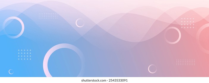 abstract background.banner .colorful.blue and pink gradations.memphis.wavy effect style.abstract frame.memphis.modern background.eps 10