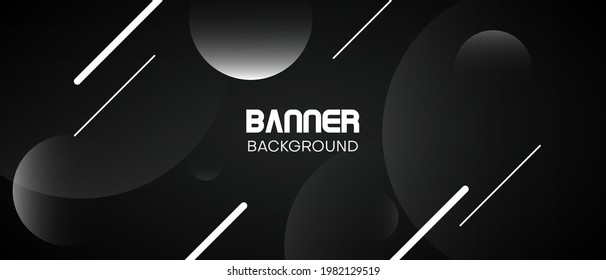 abstract background.banner design template with black and white color