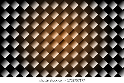 abstrakter Hintergrund, schwarz geometrische Polygonform auf weißem Hintergrund