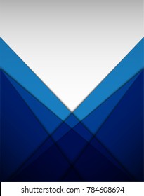 abstract background-blue-Silver triangle