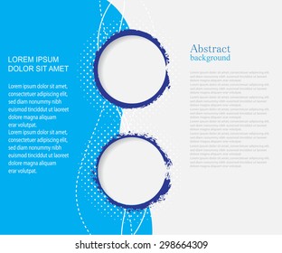 Abstract  background.Circles background.Vector illustration.