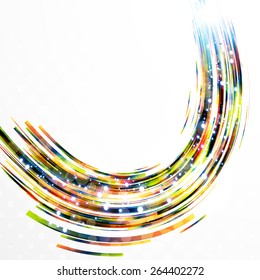 Abstract background-colorful swirl lines,vector design concept. 