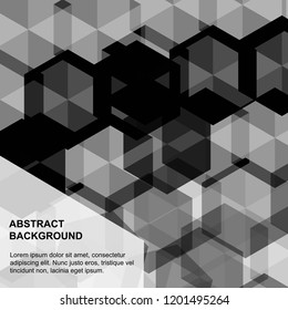 abstract background,EPS10 Design Graphic Concept box square blend with color Different level